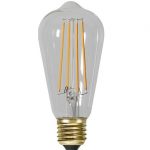 Ledlampa (Edison) E27 4w 300lm klar dimbar-14959