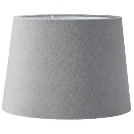 Lampskärm Sofia sammet Studio grå 35 cm-0