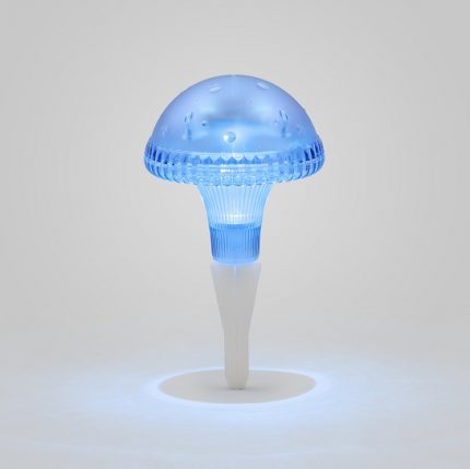 Solcellslampa svamp Assisi LED blå-13784