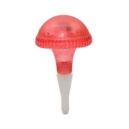 Solcellslampa svamp Assisi LED röd-0